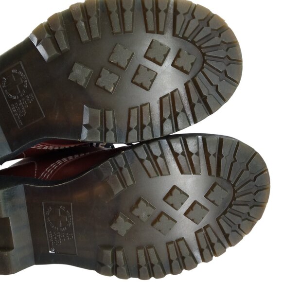 Dr Martens 1460 Serena Smooth Leather Combat Boots Size 39 US 8 Custom OOAK Sun - Picture 9 of 13